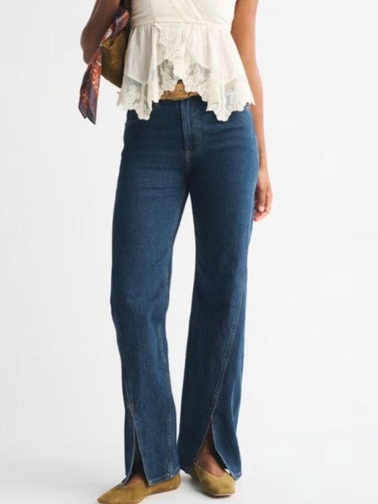 Abercrombie & Fitch Denim - Abercrombie & Fitch 90s Relaxed High Rise Jeans Curve Love Size 27